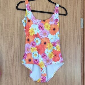 Flower Blackmilk One Piece Swimsuit
